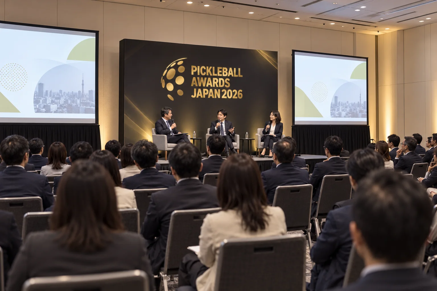 登壇者が事業について話すカンファレンスのコンセプトイメージ